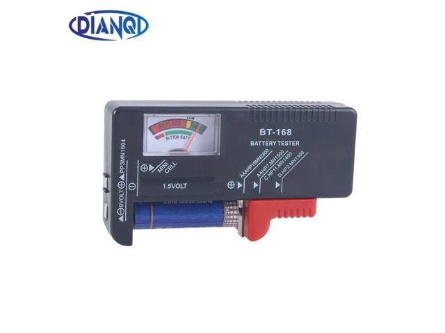 BT-168 1.5V/9V/D/C/AAA/AA batteries Universal Button Cell Battery Colour Coded Meter Indicate Volt Tester Checker BT168 Power