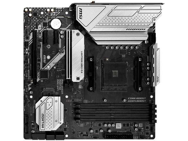 MSI MAG B550M MORTAR MAX WIFI Micro ATX Motherboard, MSI AM4 AMD Motherboard, AMD B550 SATA 6Gb/s PCIe 4.0 DDR4 Wi-Fi 6E, Micro ATX AMD Motherboard