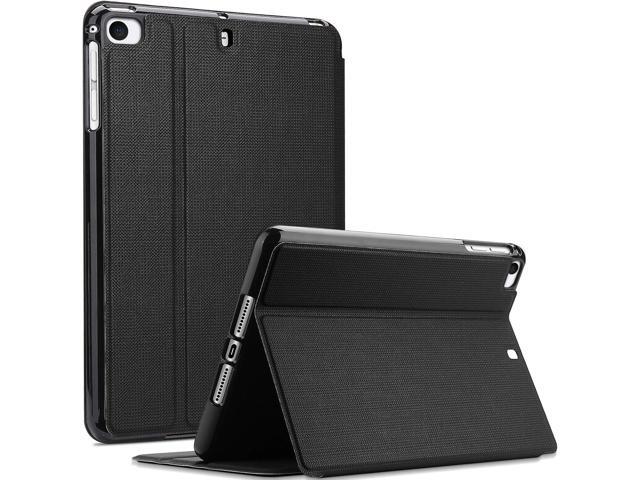 ProCase Book Cover for iPad mini 5 Generation 2019/ Mini 4 3 2 1, Slim Stand Protective Folio Case Smart Cover for iPad mini 5/4/3/2/1 -Black
