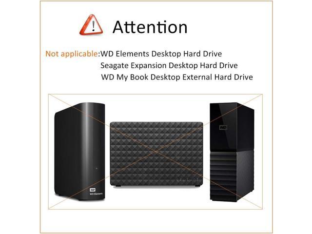 BOVKE Hard Drive Case for Seagate Backup Plus Hub External Hard Drive Desktop HDD 4TB 6TB 8TB 10TB 12TB 14TB 16TB 18TB 20TB, 3.5 Inch Portable...