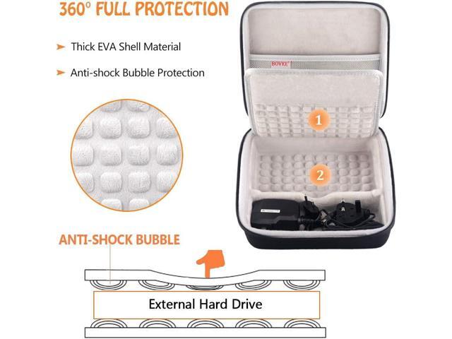 BOVKE Hard Drive Case for Seagate Backup Plus Hub External Hard Drive Desktop HDD 4TB 6TB 8TB 10TB 12TB 14TB 16TB 18TB 20TB, 3.5 Inch Portable...
