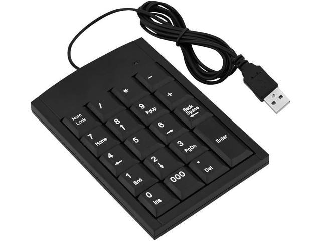 Mini USB Numeric Keypad Waterproof Numeric Keypad Portable Number Keyboard Slim Mini Number Pad for Laptop External Number Keyboard Shortcut Keypad.