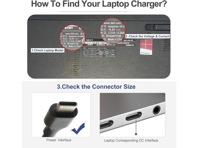 Charger Compatible for USB-C 45W for Acer Chromebook 315 311 CP311 CP315 CB311 CB315 Gateway Chromebook 311 CBO311 Chrome Spin 11 13 15 R13 713 714...