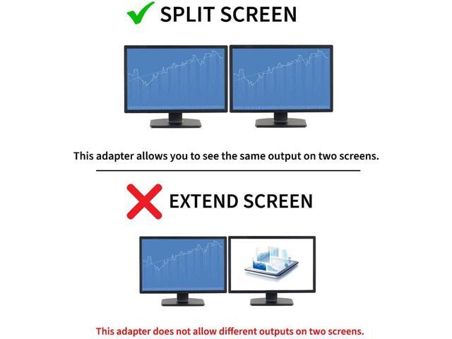 1ft DVI Splitter Cable - M / F - DVI-D to 2x DVI-D Dual Video Splitter for Your Split Screen Computer Monitor (DVISPL1DD)
