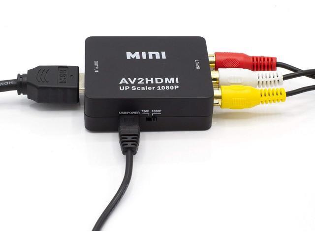 THE CIMPLE CO RCA to HDMI Converter (Analog to Digital Converter) - Converts from RCA/Composite/Red-White-Yellow - Does not Work in Reverse - UP...