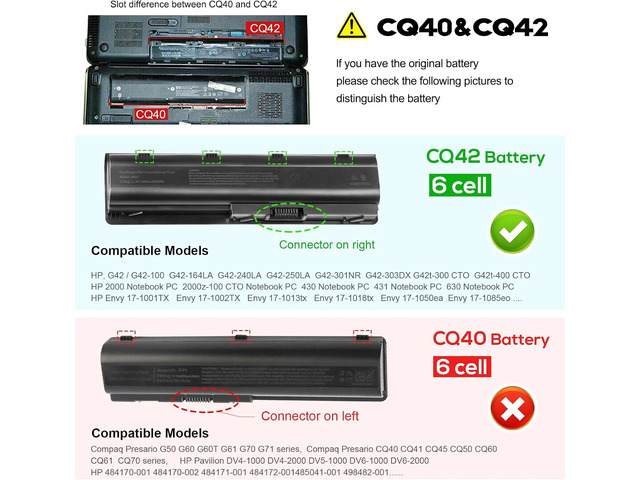 ASUNCELL MU06 MU09 New Laptop Battery for HP 593553-001 593554-001 636631-001 Pavilion G6 G7 G62 G72 G4 Presario CQ32 CQ42 CQ43 CQ56 CQ62 CQ72...