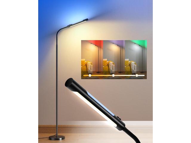 Photos - Chandelier / Lamp SUPERDANNY Double Side LED Floor Lamp, RGB Atmosphere & Dimmable Bright Li