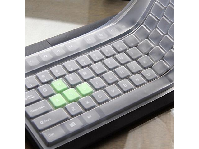 1Pcs Good Quality Useful Universal Silicone Desktop Computer Keyboard Cover Skin Protector Film Cover