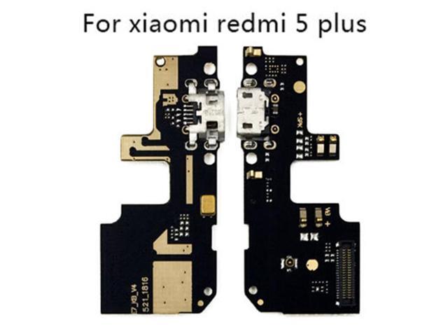 USB Charging Port Charger Board Flex Cable For Xiaomi Redmi 5 Plus Dock Plug Connector With Microphone Flex Cable