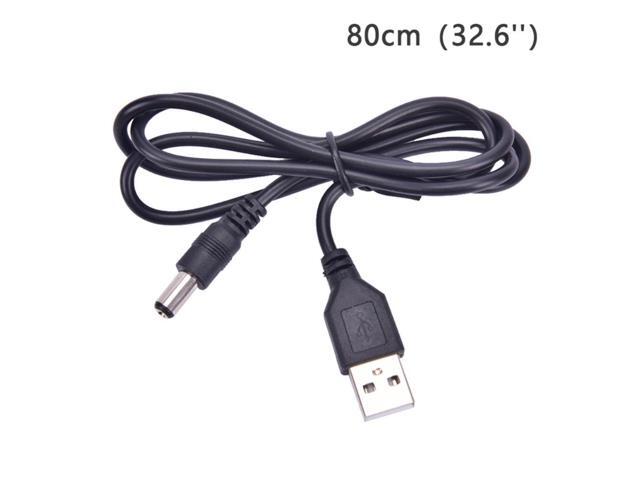 5.5*2.1mm USB To DC 3.5mm Power Cable DC Power Plug USB 5V Charger Power Cable Barrel Power Cable Quick Connector For MP3/MP4