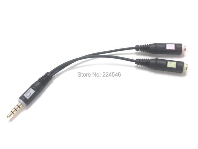 PCV 05 Combo Audio Adapter Stereo jack plug for Senn-heiser PC 151 PC 310 PC 320 PC 330