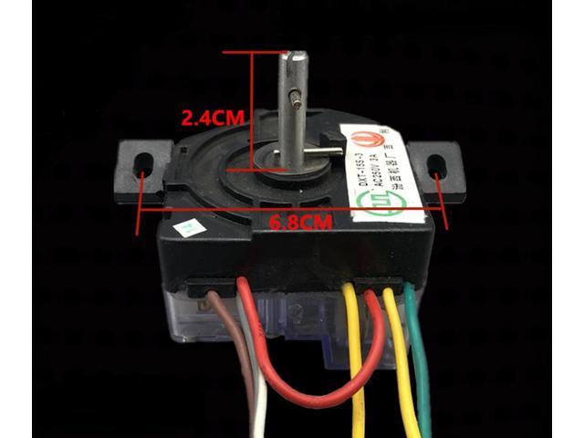 1Pcs Washing Machine Parts 5 wires timer with oblique ears DXT-15S photo