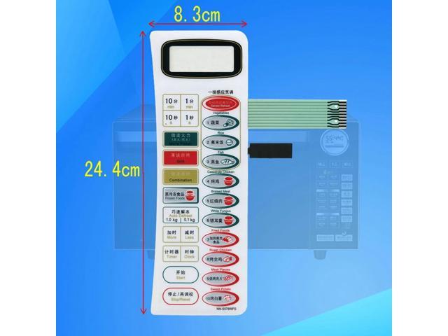 1Pcs Membrane Switch Panel Touch Button For Panasonic NN-S578WFS NN-K578WFS Microwave Oven Panel Switch photo