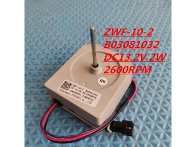 1PCS DC13.2V 2W Fan Motor ZWF-10-2 B03081032 for MeiLing Rongsheng Double Door Refrigerator Repair Parts photo