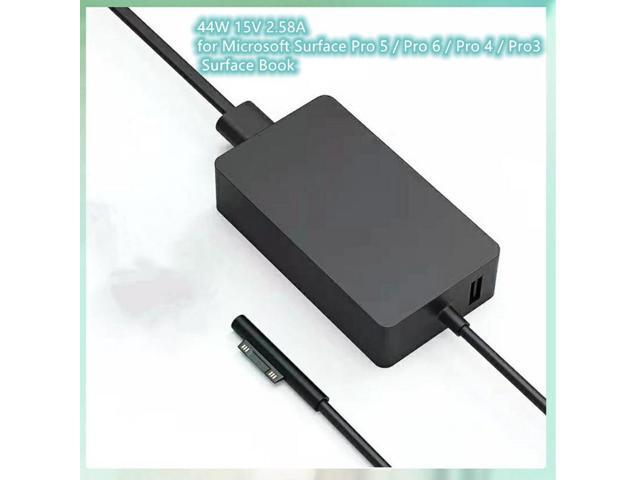 US Tablet PC AC Adapter 44W 15V 2.58A Power Supply Laptop Charger for Microsoft Surface Pro 5 / Pro 6 / Pro 4 / Pro3 / Surface B
