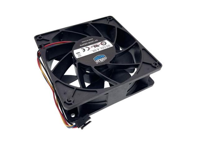 OIAGLH High Speed 120mm Cooling Fan 12cm,DF1203812B2FN DC 12V 4.50A 120X120X38mm Miner Cooler photo
