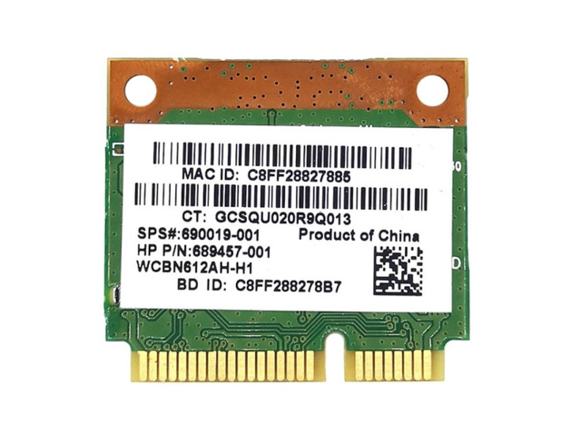 QCWB335 AR9565 Wireless Network Card 2.4G 150Mbps Bluetooth 4.0 SPS 690019 Mini Pcie 802.11N Built-in Network Card