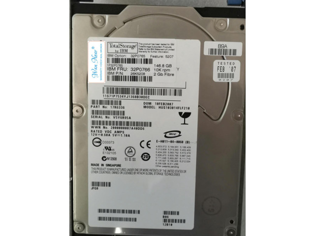 For 32P0765 32P0766 32P0767 26K5208 24P3721146.8GB 10K FC
