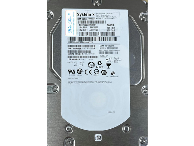 For 300G15K 3.5 inch 6Gb SAS 44W2235 44W2234 44W2238