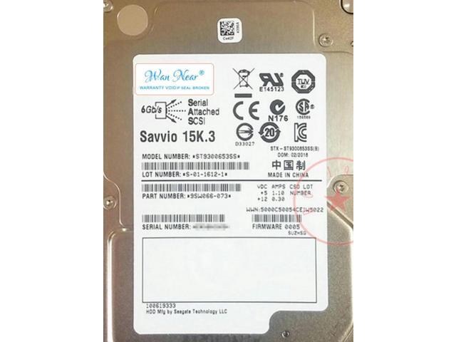 OIAGLH For 300G 2.5 15K SAS 6Gbps ST9300653SS 0H8DVC 0NWH7V