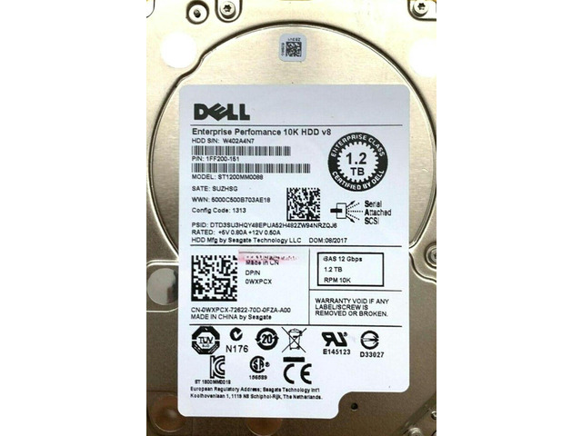 For WXPCX 0WXPCX ST1200MM0088 1.2TB 10K SAS 12GB/s 2.5 inch