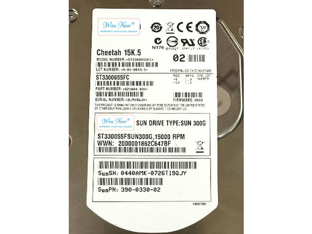 For 540-7156 300GB 15K FC XTC-FC1CF-300G15KZ inc tray