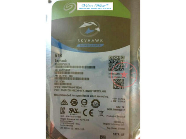 For Enterprise Capacity 3.5 6TB SATA III 7200RPM 256MB 3.5' ST6000VX0023