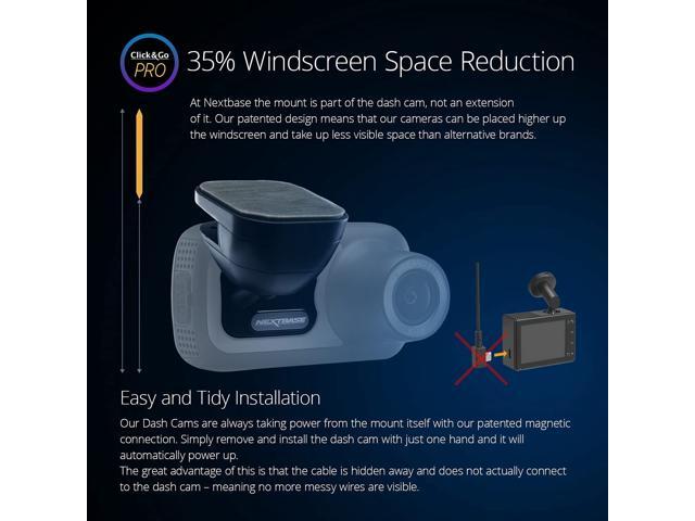 Nextbase - Full HD 322GW Dash Cam with GPS, WiFi, Bluetooth, Parking Mode & 2.5” Touchscreen - Black - image 8