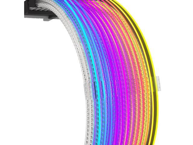 Hipesen RGB Extension Cable Kit to 24-Pin ATX Motherboard for Computer Gaming Case (24-Pin PSU)