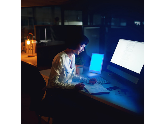 Light Therapy Lamp, SMY Blue Light Energy Lamp and Adjustable LED Blue Light, Tablet One Touch with Timer, 100% UV Free