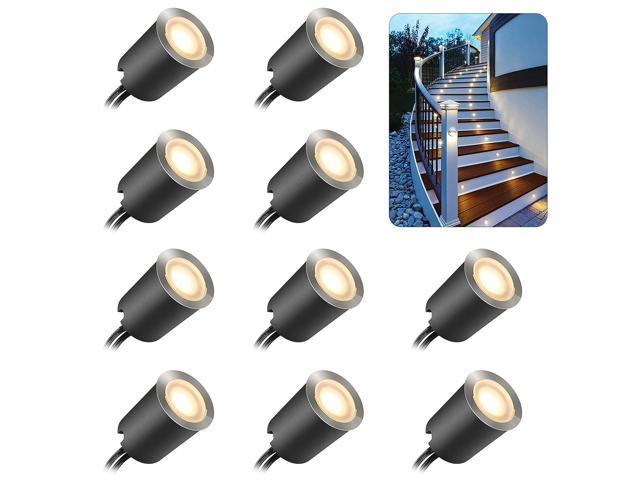 Photos - Chandelier / Lamp Recessed LED Deck Light Kits with Protecting Shell f32mm, 10Pack SMY In Gr
