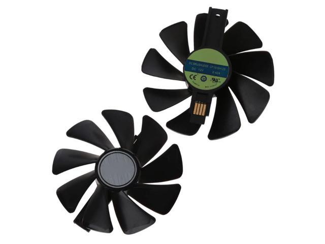 2Pcs CF1015H12S 12V Cooler Fan Replacement For Sapphire NITRO RX 580 570 480 470 4G RX Vega64 8GB Graphics Card Cooling Fan C26