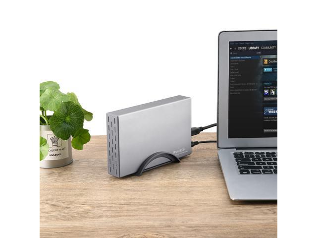 Hard Drive Enclosure RSHTECH USB 3.0 to SATA Aluminum External HDD Case for 3.5inch SATA HDD and SSD up to 16TB Support UASP (RSH-339)