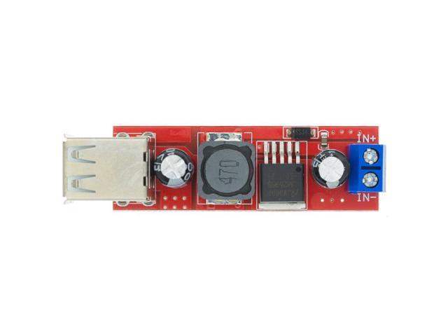 DC 6V-40V To 5V 3A Double USB Charge DC-DC Step Down Converter Module For Vehicle Car Charger LM2596 Dual Two USB