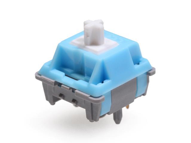 LCET Grace Switch RGB Linear 50g Switches For Mechanical keyboard mx stem 5pin Blue Grey body white stem
