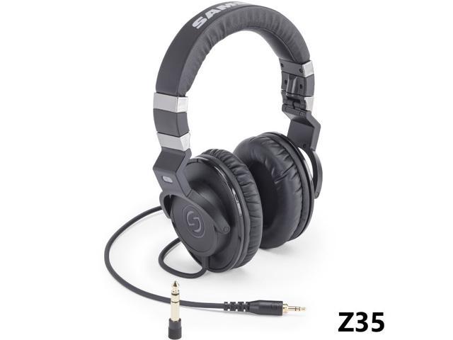 Samson Z35 Professional Closed-Back Studio Headphone High-Protein Leather Comfortable Over-ear Studio Monitor Headphones