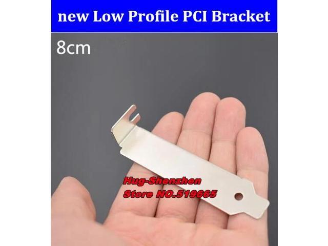 8cm Half size Cover Bracket Short Expansion Card Slot Cover Filler PCI Blank Low Profile Bracket for Computer Case 2U