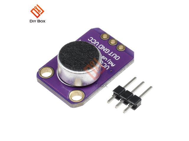 GY-MAX4466 Electret Microphone Amplifier Board DC 2.4-5V Adjustable Gain OUT GND VCC AMP Sound Board Low Noise For Arduino
