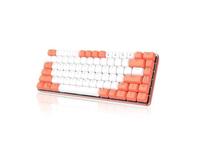 Mechanical Gaming Keyboard White Backlit USB Wired 82 Keys Blue/Black/Red/Brown Axis for Keyboard for Gamer Notebook PC