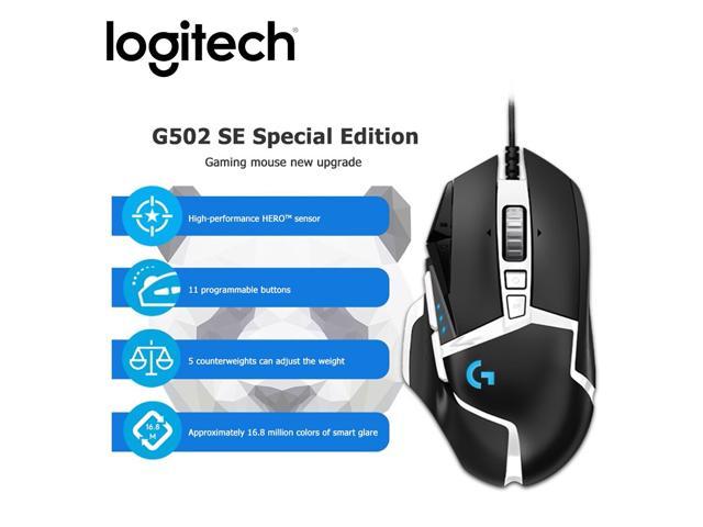 Logitech G502 SE RGB Optical HERO Sensor Mouse 16000DPI Adjustable 11 Programmable Buttons USB Wired Mechanical Gaming Mice