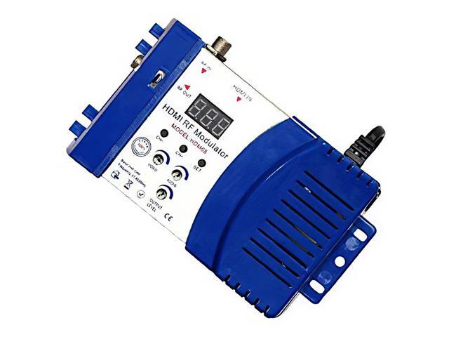 Digital HDMI RF HD Modulator VHF/UHF Frequency PAL/NTSC Standard TV Modulator AV to RF Converter Satellite Receivers EU Plug