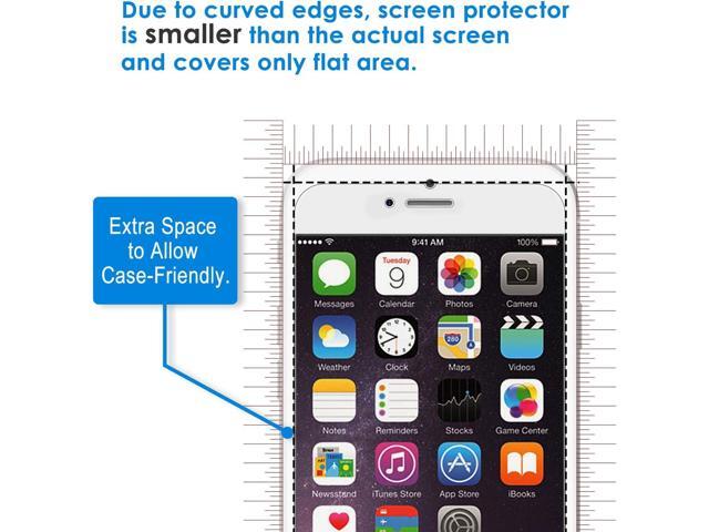 JETech Screen Protector for iPhone SE 3/2 (2022/2020 Edition), iPhone 8/7/6s/6, 4.7-Inch, Tempered Glass Film with Easy-Installation Tool, 2-Pack