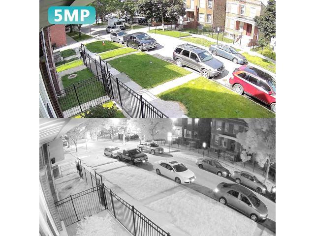 Anpviz 5MP Bullet POE IP Camera with Mic/Audio, 2.8mm Lens Security Camera for Outdoor Indoor, Human & Motion Detection, 98ft IR Night Vision, Up...
