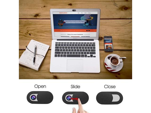 12 Pcs Webcam Cover, 0.03in Ultra Thin Web laptop Camera Cover slider for Laptop, Desktop, Macbooks, Computer, Smartphone, Protect Your Privacy and...