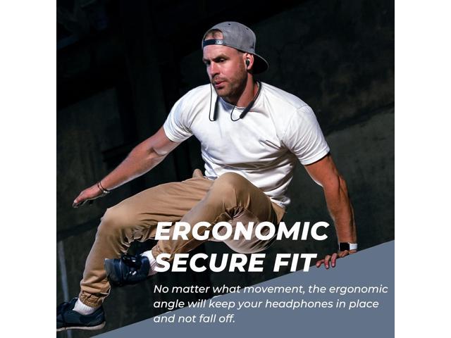 N18 Neckband Bluetooth Earbuds, Wireless Bluetooth 5.2 Headphones with Microphone, Ultra-Lightweight Comfort, IPX7 Waterproof, Deep Bass Strong...