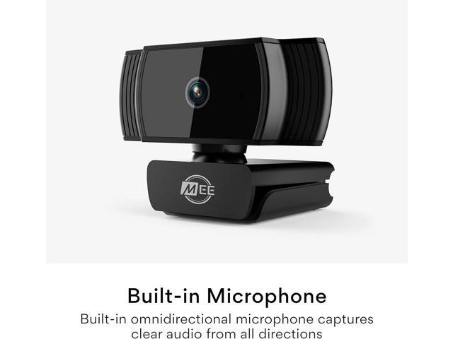 MEE audio C6A 1080p HD Webcam with Microphone, Autofocus, Low Light Correction, 360° Rotation; USB Streaming Web Camera for Video Calling via...