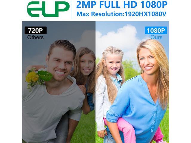 ELP 180degree Fisheye Lens Wide Angle USB Camera 1080P Mini Box Webcam 1080P High Speed UVC USB2.0 PC Camera CMOS OV2710 100fps 60fps 30fps Video...