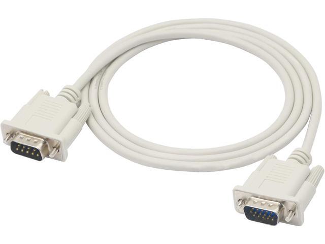 PNGKNYOCN 4.5 Feet DB 9 Pin Male to VGA 15 Pin Male Adapter Cable, RS232 to VGA Conversion Cable, YOUCHENG for Computer,Printers, Scanners