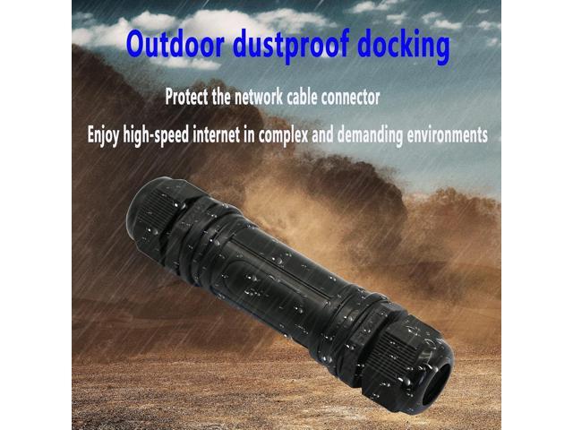 SinLoon RJ45 Waterproof Connector, IP67 Ethernet Cable Connector, with Shielding CAT6/CAT5E/CAT5 Ethernet LAN Cable Coupler for Outdoor LED...