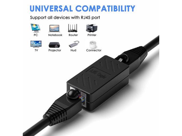 Y. D.F RJ45 Coupler Inline Coupler Cat 8 Cat 7 Cat 6 Cat 5e Cat 5 Ethernet Coupler Ethernet Extension Cable Ethernet Cable Extender for...